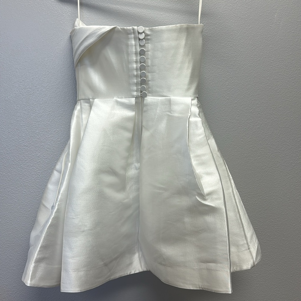 Alex Perry Strapless Draped Mini Dress - Picture 9 of 10